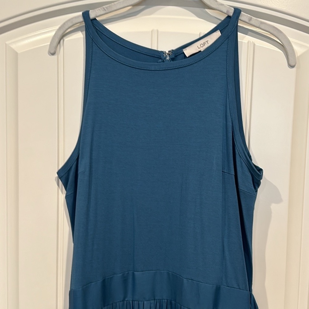 LOFT Rich Blue Tank Dress